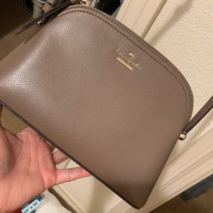 Kate spade crossbody handbag taupe just like new